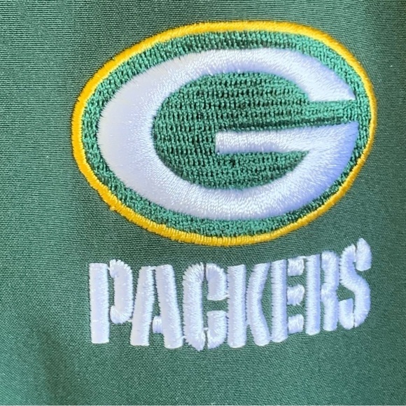Green Bay Packers Dunbrooke Green Black Alpha Full Zip Hoodie Jacket Adult M - Picture 2 of 11